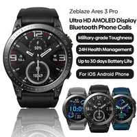 Часы Zeblaze Ares 3 Pro watch Amoled smart вызов трекер смарт годинник