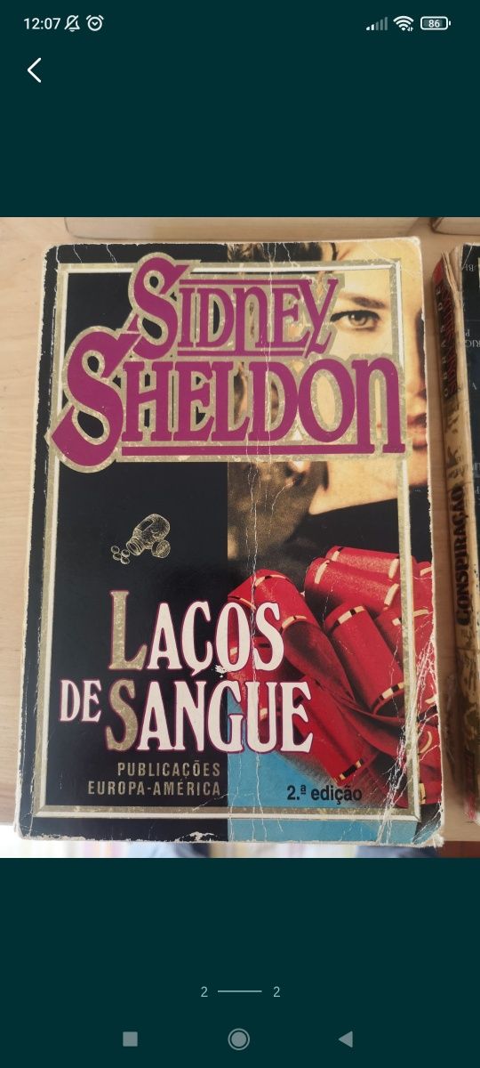 Sidney Sheldon Livro Laços de Sangue romance best seller