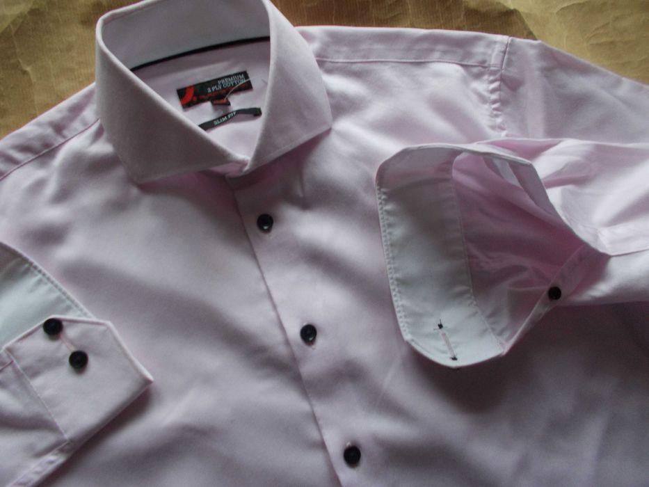 -M DRESSMANN 1967 Premium 2 FOLD Nowa Koszula Męska M 40,5 cm UK