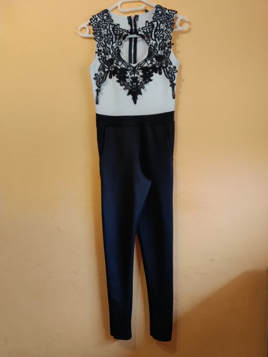 Kombinezon długi damski elegancki rozmiar S