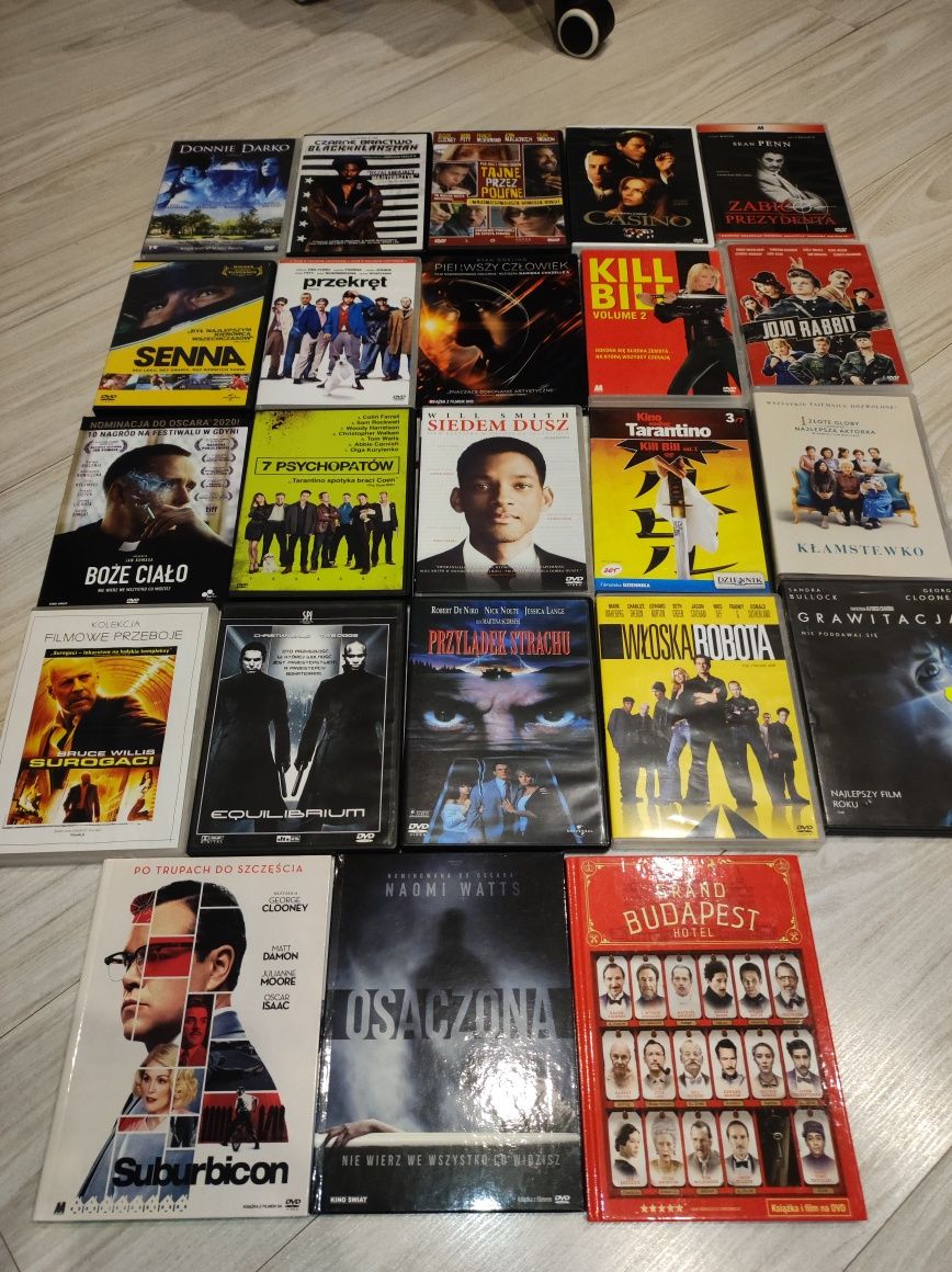 Kolekcja Dvd(KillBill, Kasyno, Włoska Robota, Donnie Darmo i wi