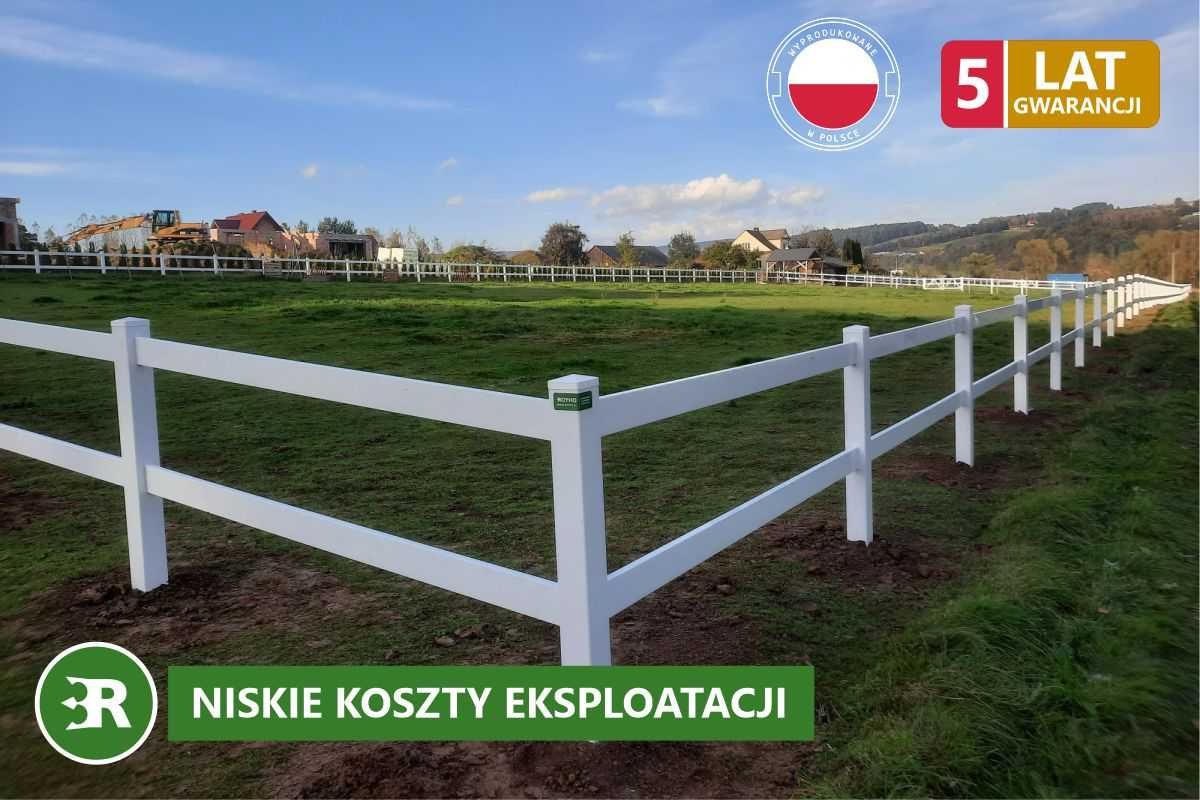 Ogrodzenia dla koni z PCV Texas II - 5 LAT GWARANCJI