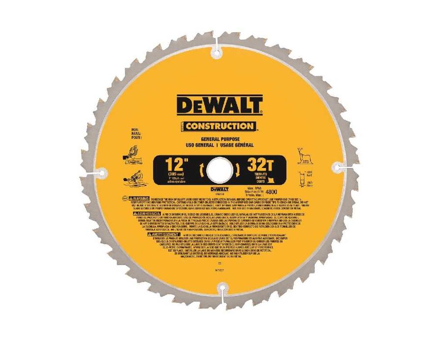 DeWALT DW3123 пильний диск по дереву 305 мм 32 зуба з США ОРИГІНАЛ