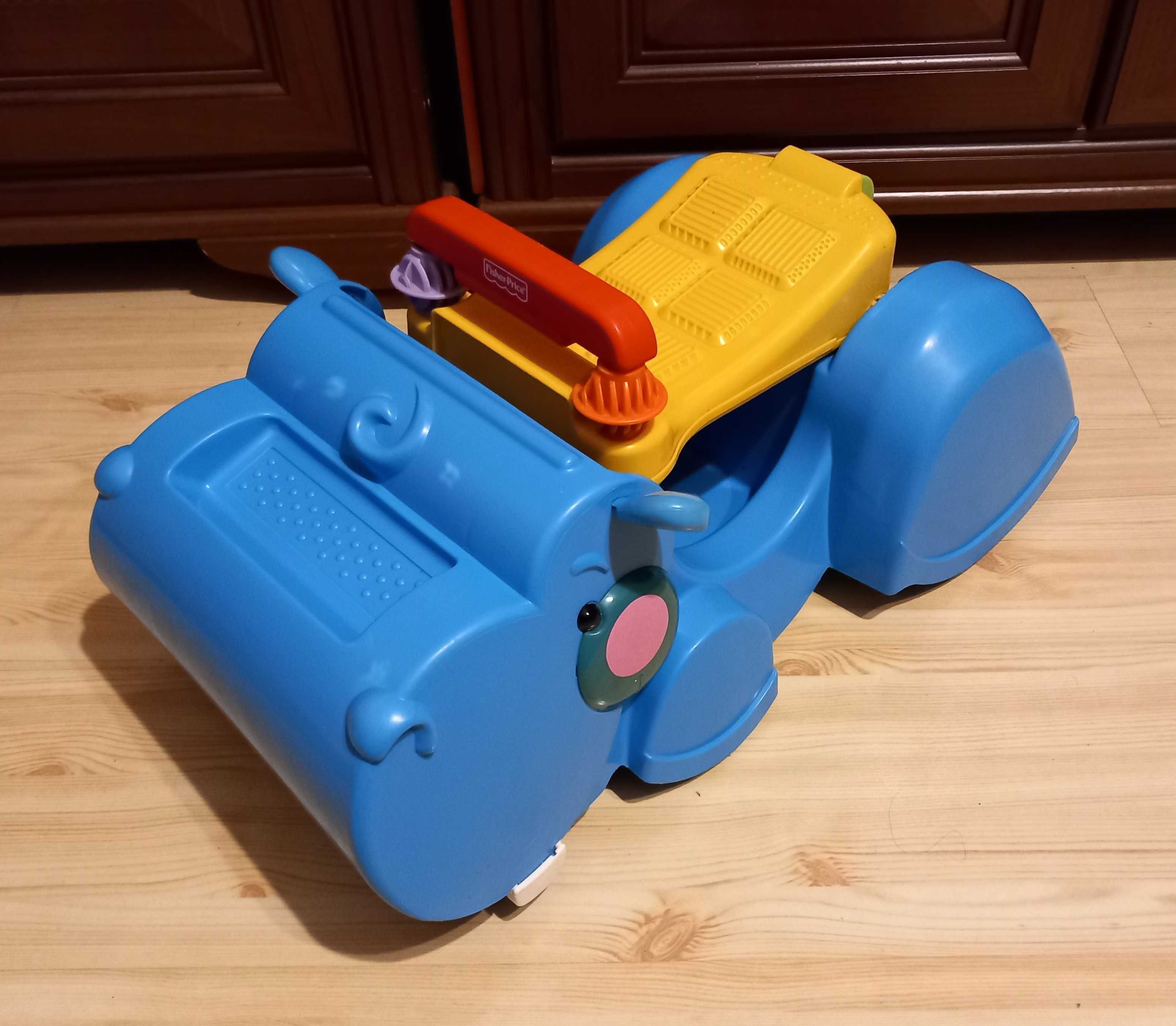 Jeździk chodzik pchacz hipopotam Fisher Price 12+