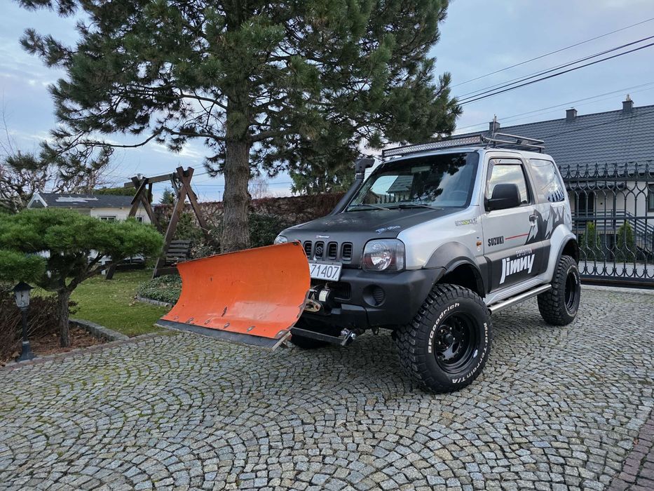 Suzuki Jimny Off Road Zmota Wyciągarka Pług śnieżny Odśnieżarka 4x4