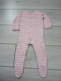 74 cm. Pajacyk piżamka dla dziewczynki F&F