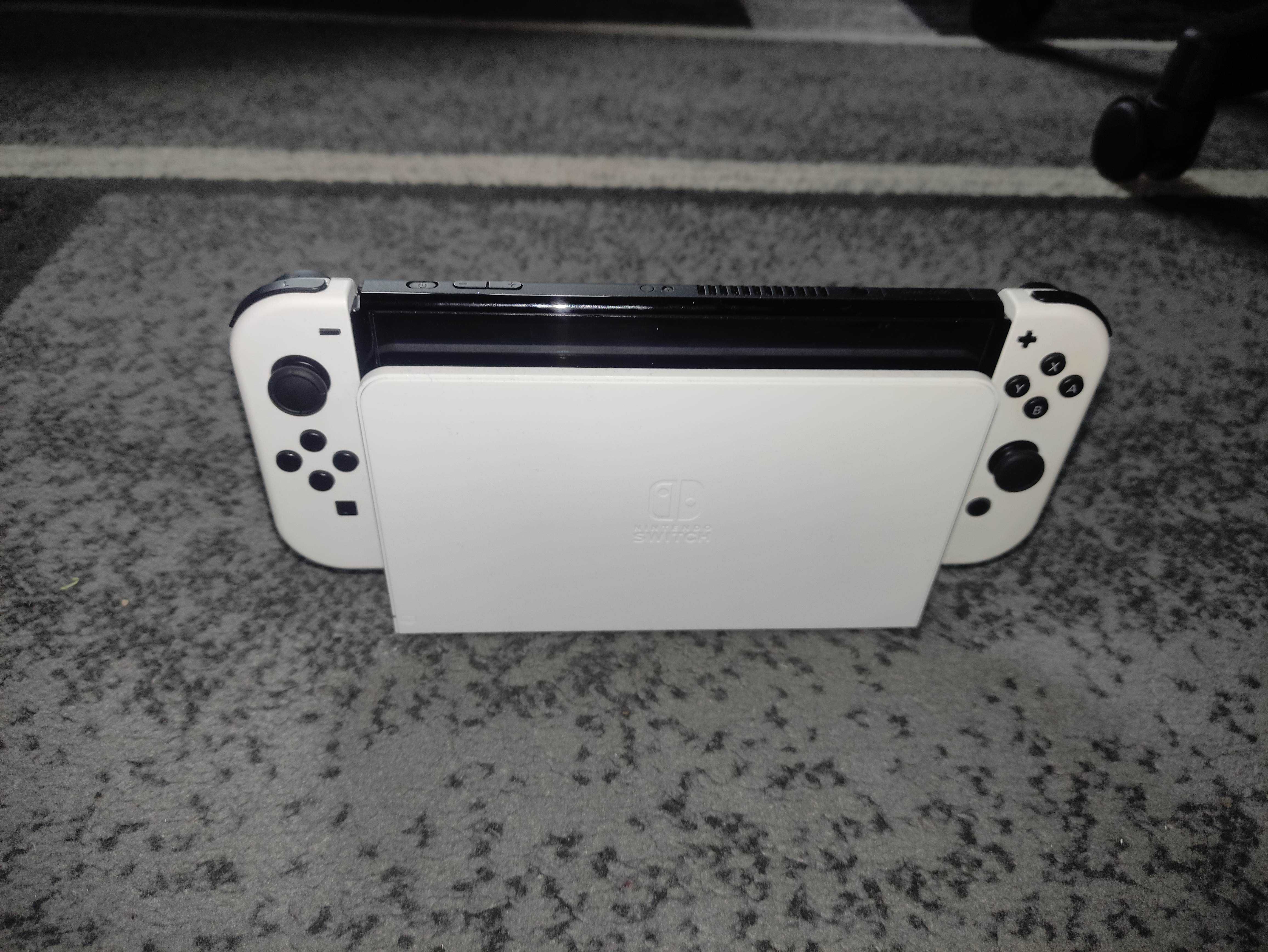 Nintendo switch OLED, gwarancja, gry , dodatki