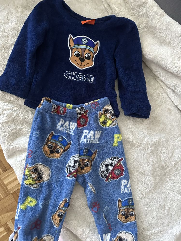 Piżama dwuczęściowa dla chłopca niebieska psi patrol chase