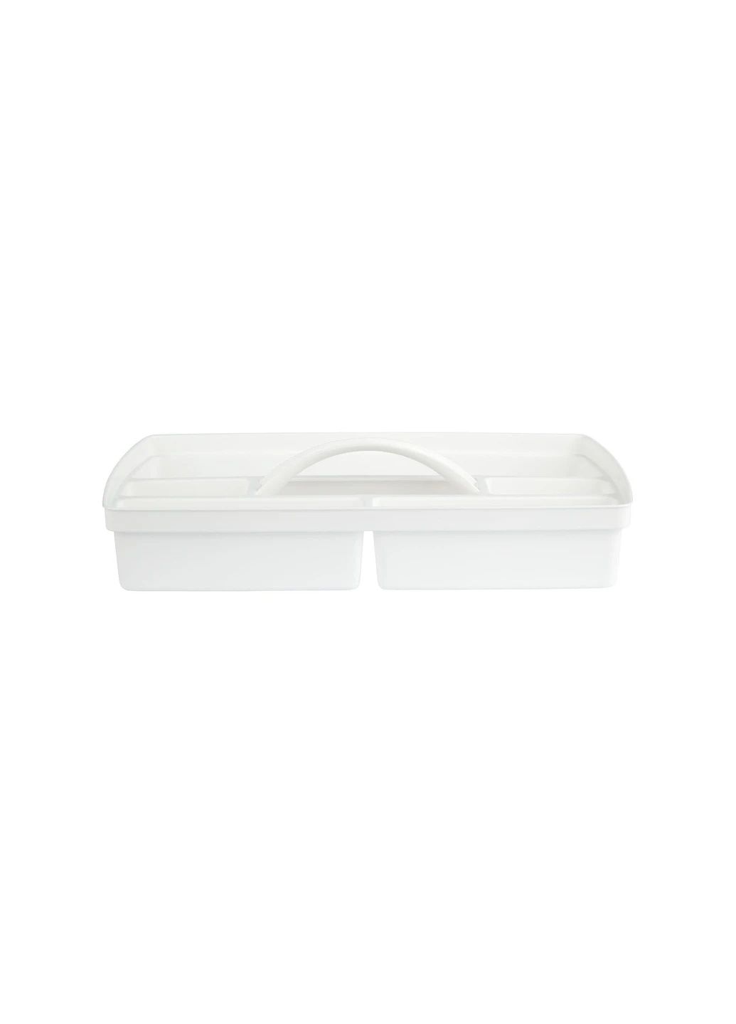Ящик для зберігання швейного приладдя 11 л білий-прозорий Crelando