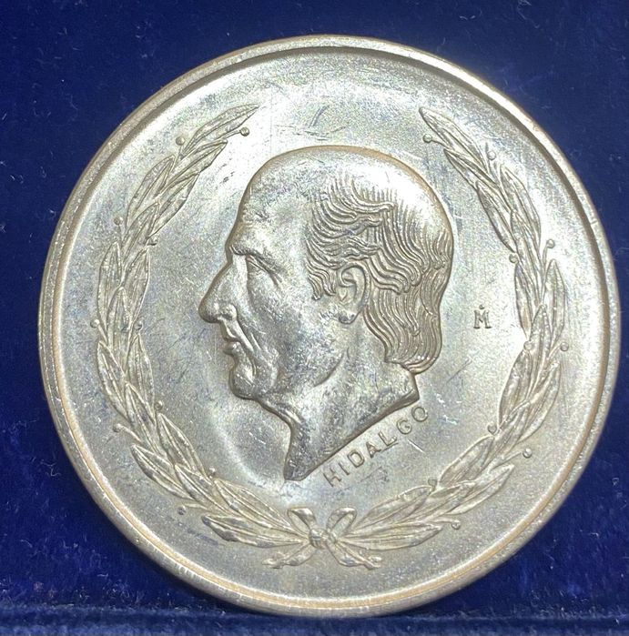 Moeda MEXICO 5 Pesos 1951 Prata