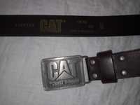 Cat Diesel Power Caterpillar skórzany pasek pas Belt leatcher