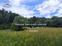 Продаж земельної ділянки 33 сот. с. Космач біля центральної дороги