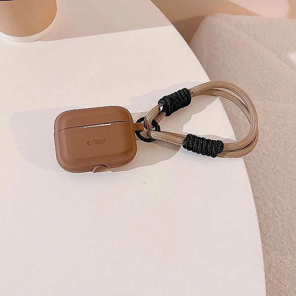 Tech-Protect Silicone Rope Apple Airpods Pro 1 / 2 Chocolate Brown