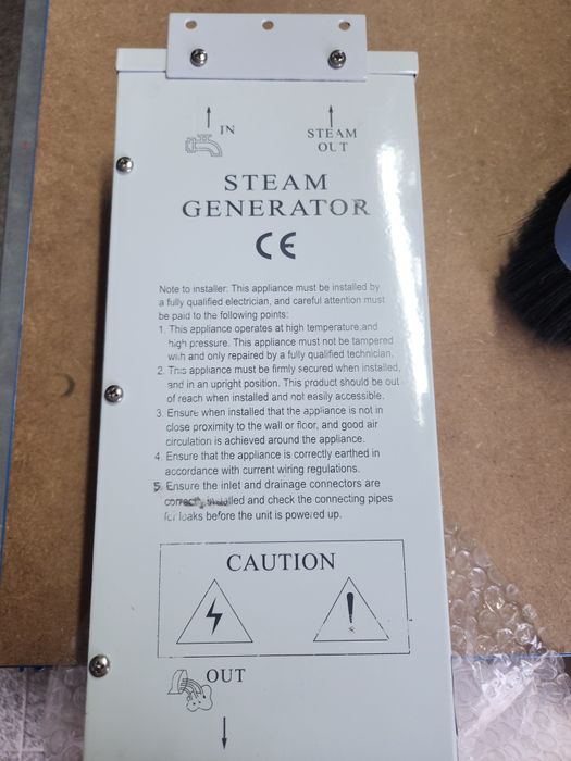 Gerador de vapor de sauna
