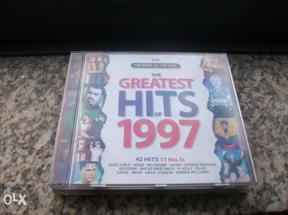Cd duplo Greatest Hits 1997 (George Michael, Radiohead, Blur, Robbie W