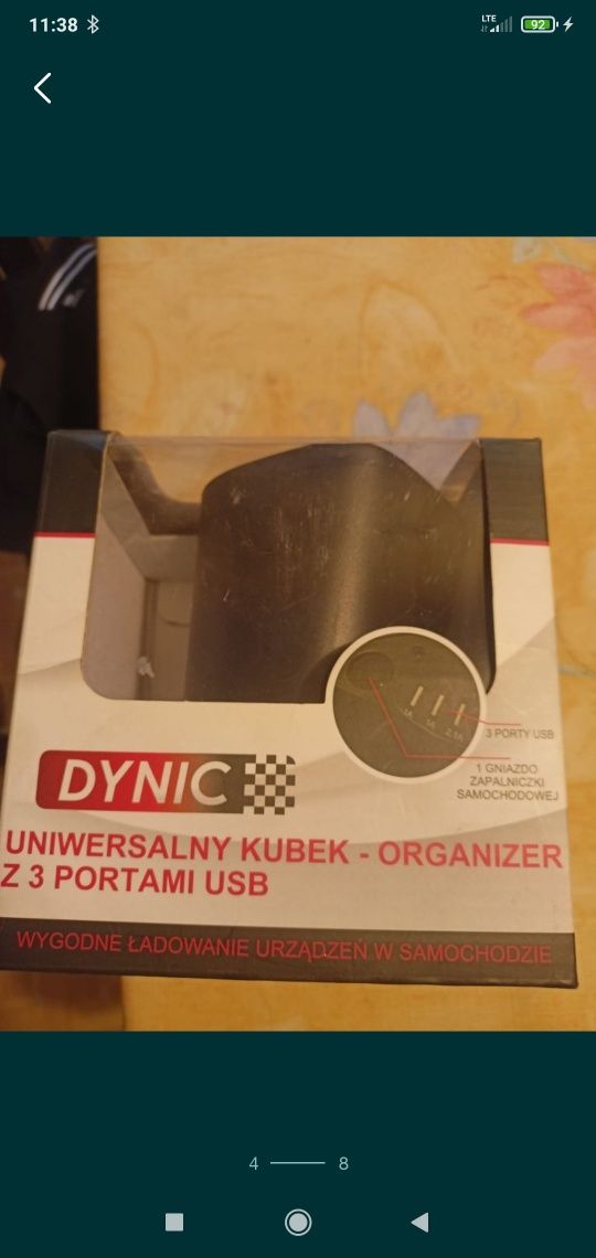 Organizer, kubek - prezent dla kierowcy