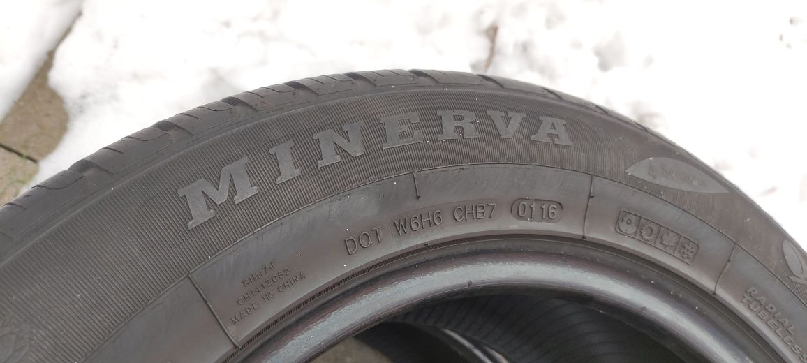 Opony zimowe z 2016r 7mm 225/55/16 Minerva N