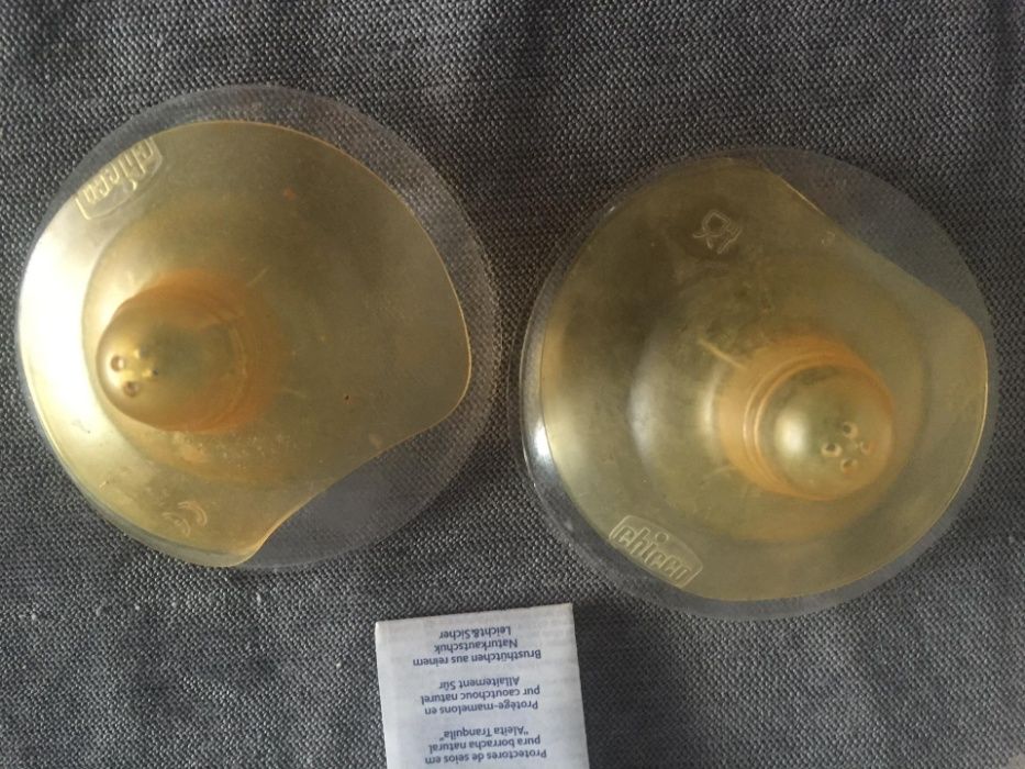 Bicos silicone de amamentação