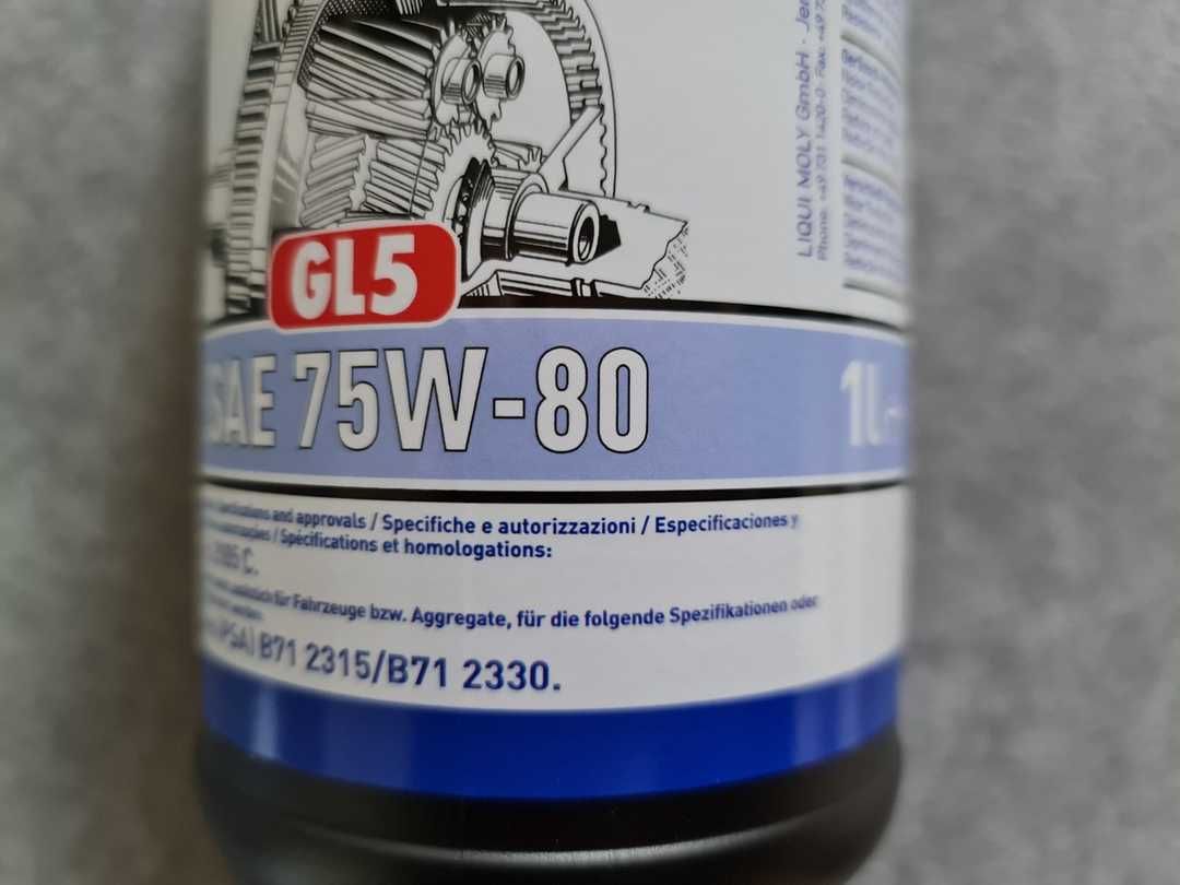 Óleo para Caixa de Velocidades LIQUI MOLY 75W-80 GL5 (3 Litros)