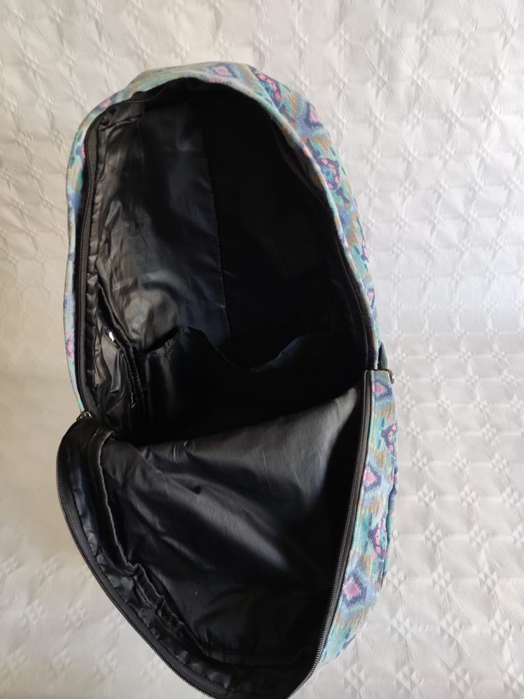 Mochila tecido estampado etnico
