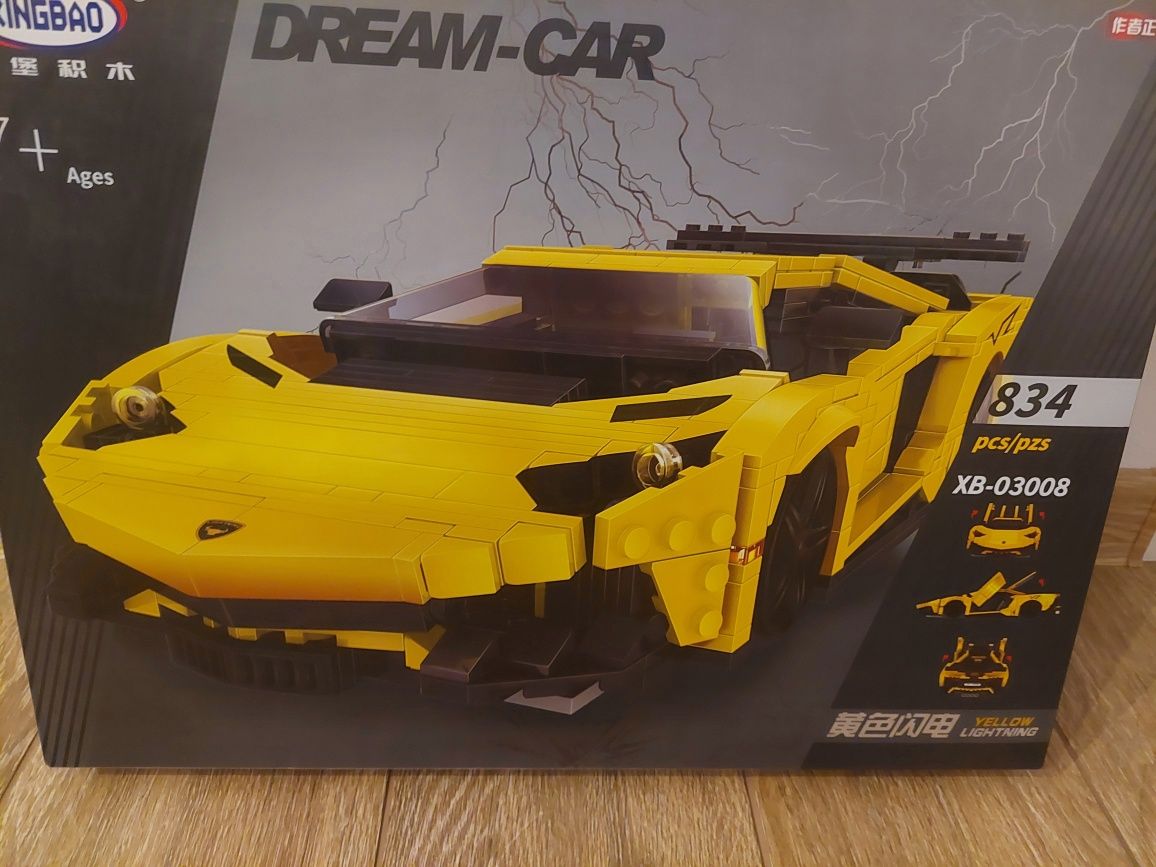 Samochód lego lamborghini