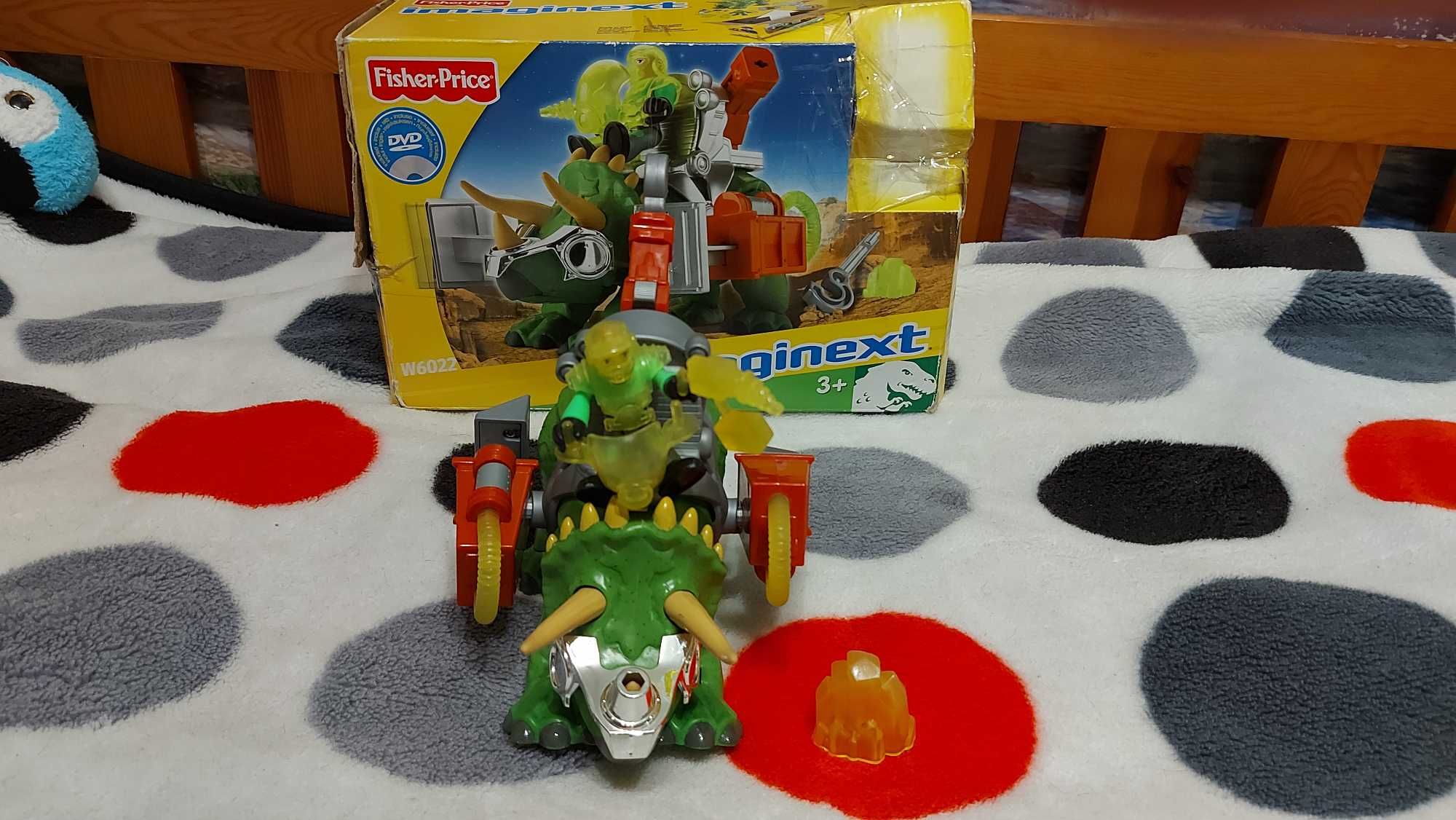 Imaginext w6022 Fisher-price dino triceratops db