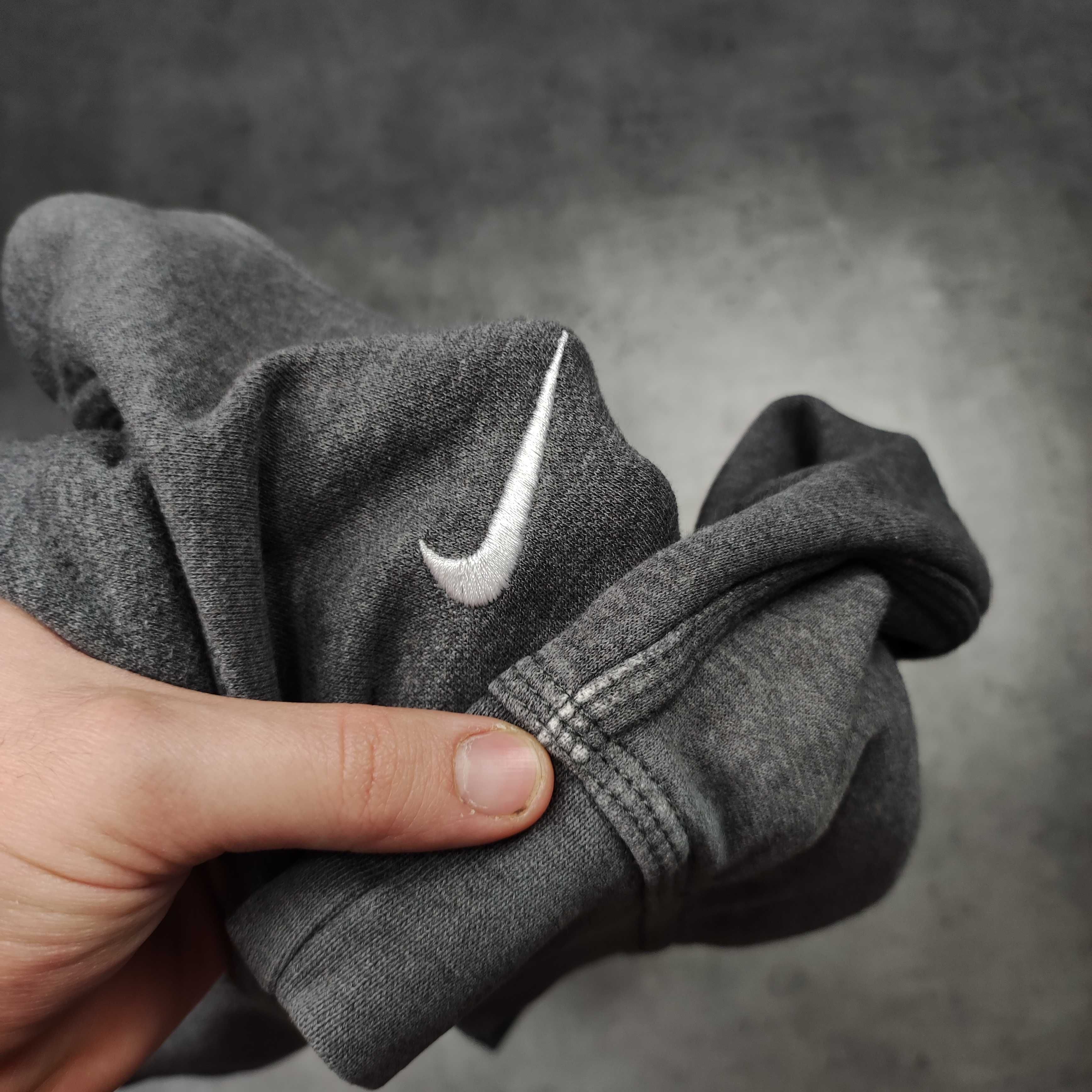 MĘSKA Bluza Sportowa Nike Bawełna Dresowa Hoodie z Kapturem Haft Logo