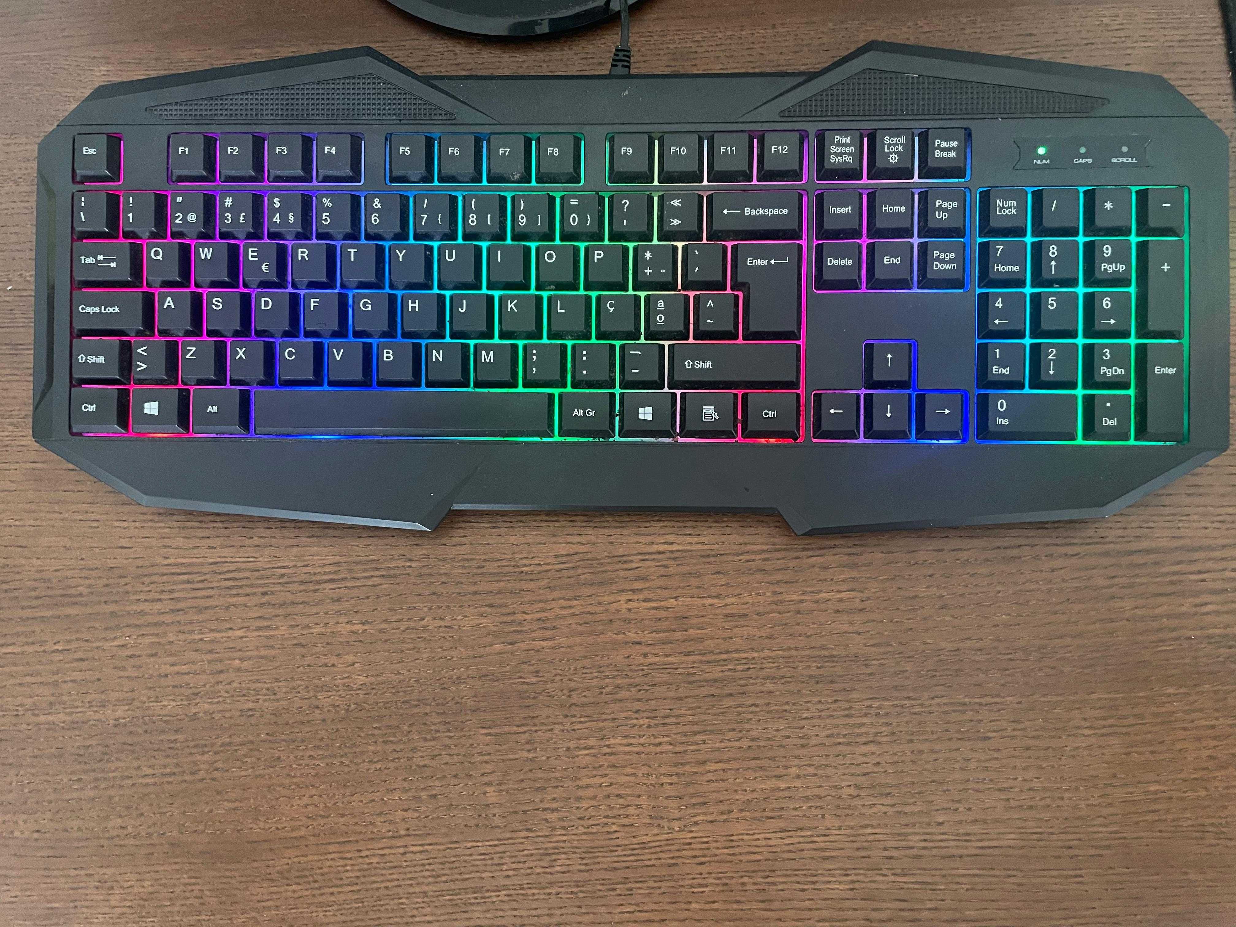 Computador Gaming/Monitor e Teclado