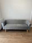 Sofa ESPERO styl skandynawski 3 osobowa welur