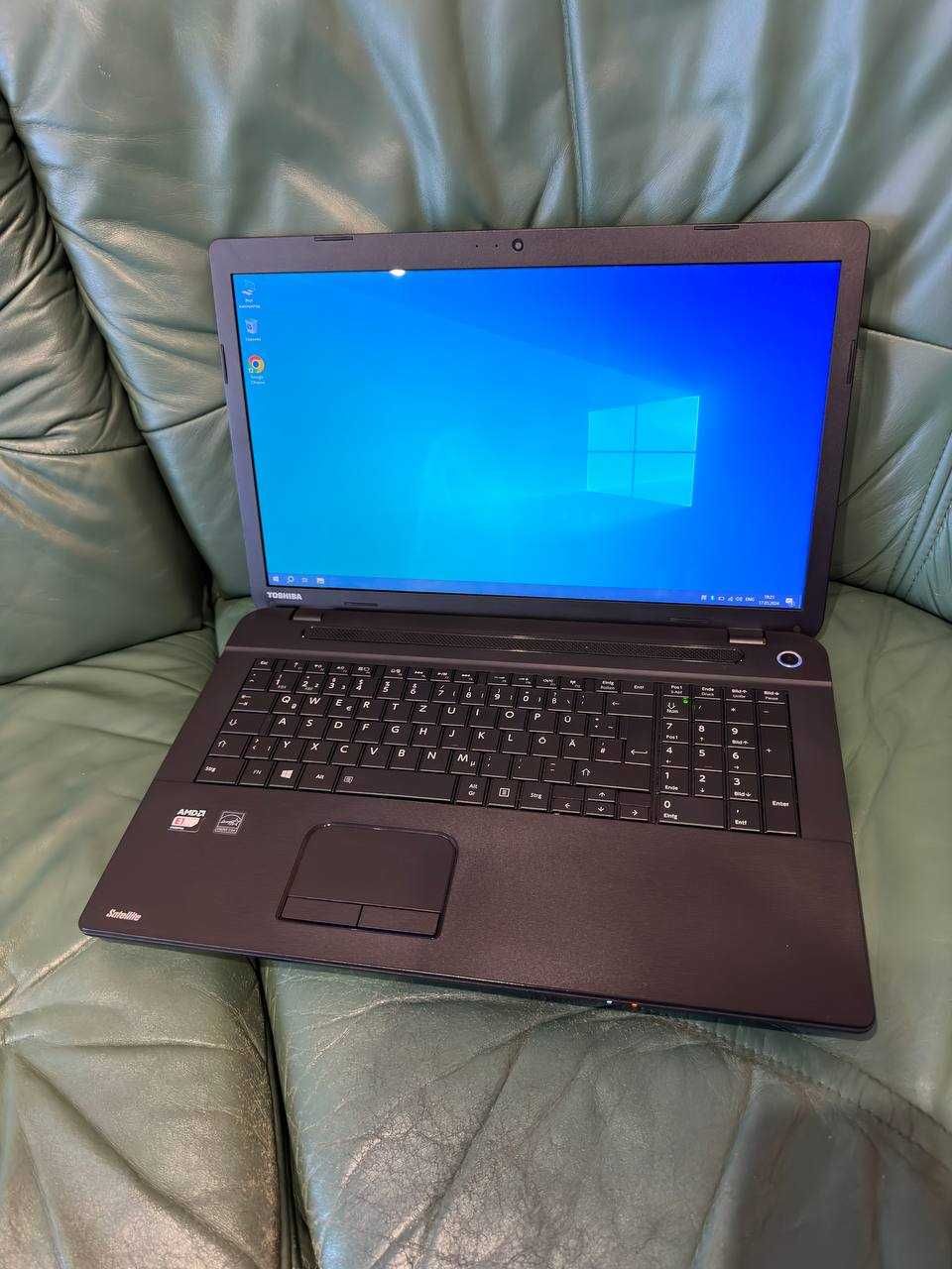 Ноутбук Toshiba 17.3" AMD E1-2100, 4GB RAM, SSD 240GB