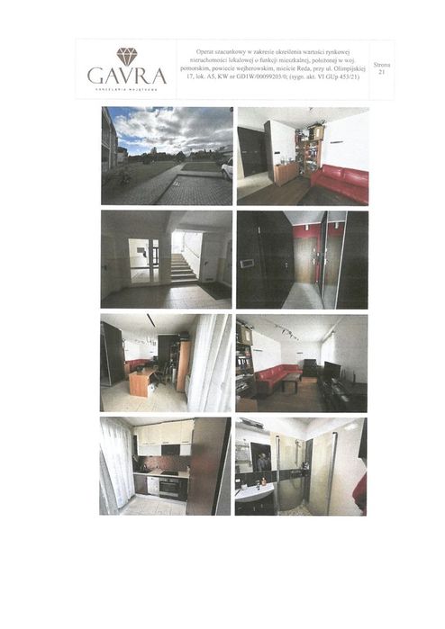 Mieszkanie 31,3 m² Reda, ul. Olimpijska 17 – konkurs ofert syndyka