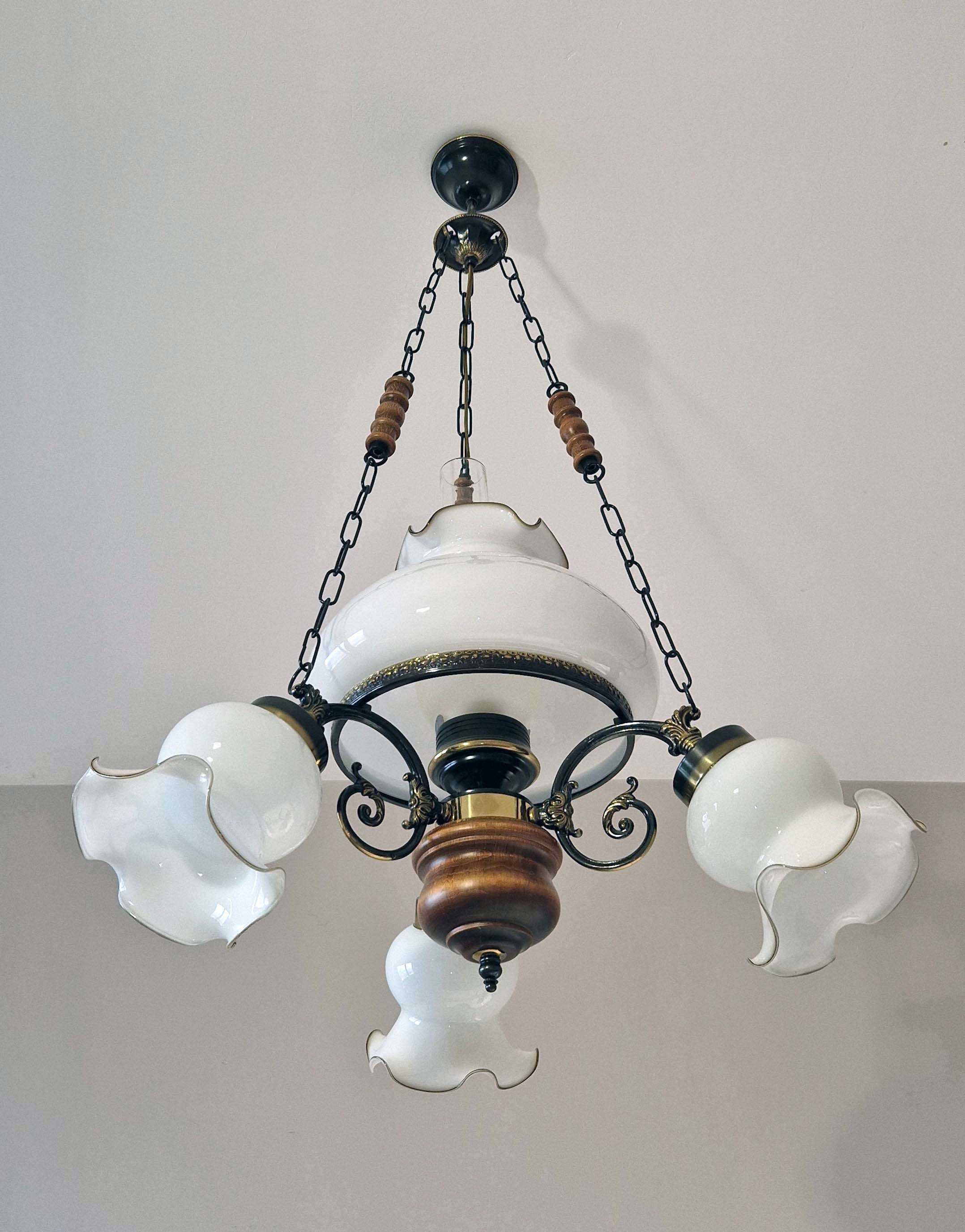 Żyrandol Lampa Wisząca RUSTYKALNA