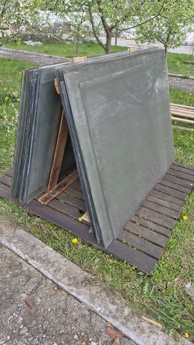 Б/У скло для вікон та теплиць