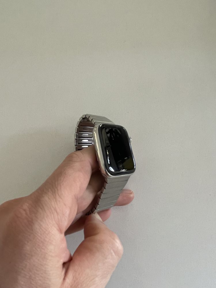 Apple Watch 5 44mm GPS LTE Stalowy srebrny!