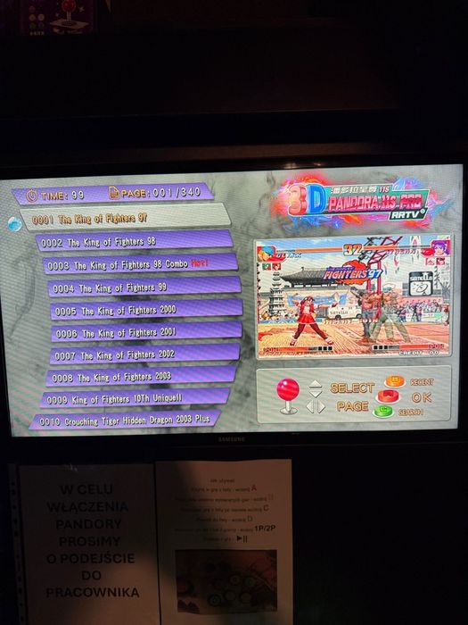 Automat do gier arcade Pandora Box