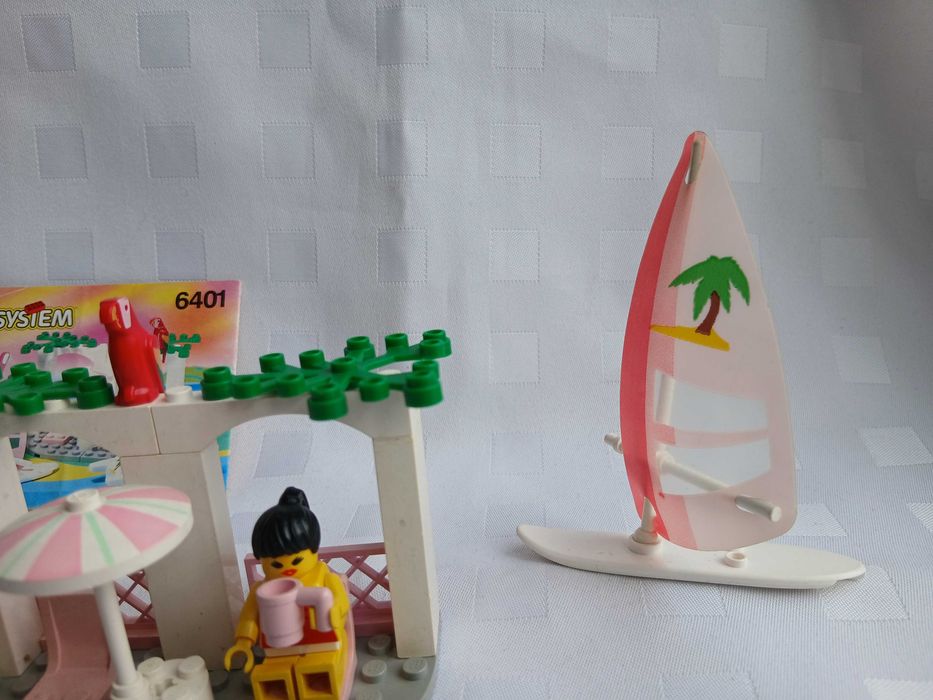 6401 LEGO Zestaw Kompletny Instrukcja Plaża Seaside Cabana