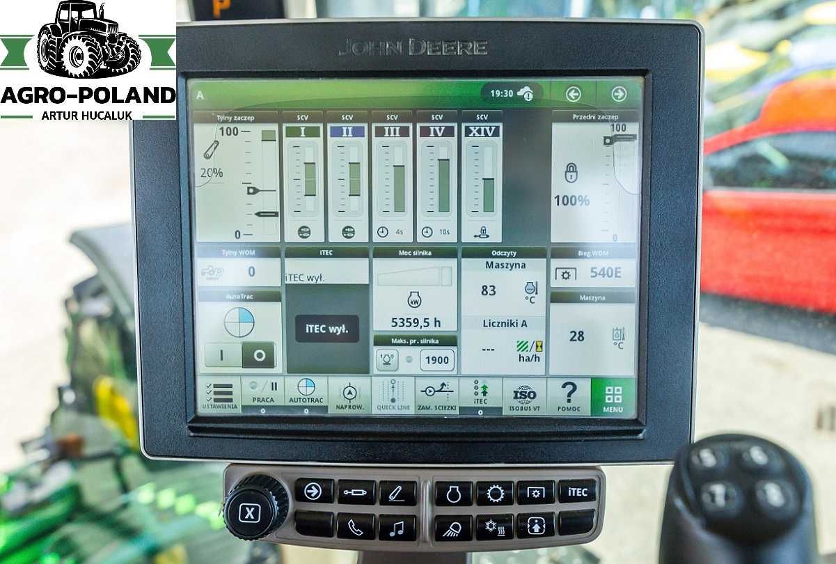 Тракто JOHN DEERE 7250 R - TLS - 5355 м/ч - 2016 - GPS - AUTOPILOT