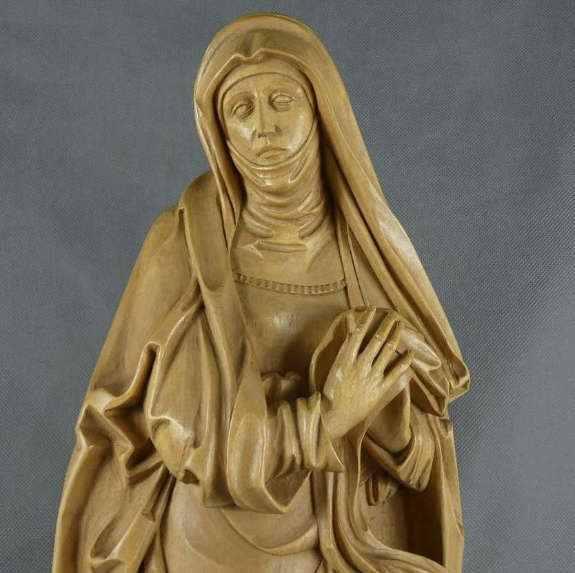 Figura rzeźba MARYJA Matka Boża Bolesna drewno 61 cm Madonna
