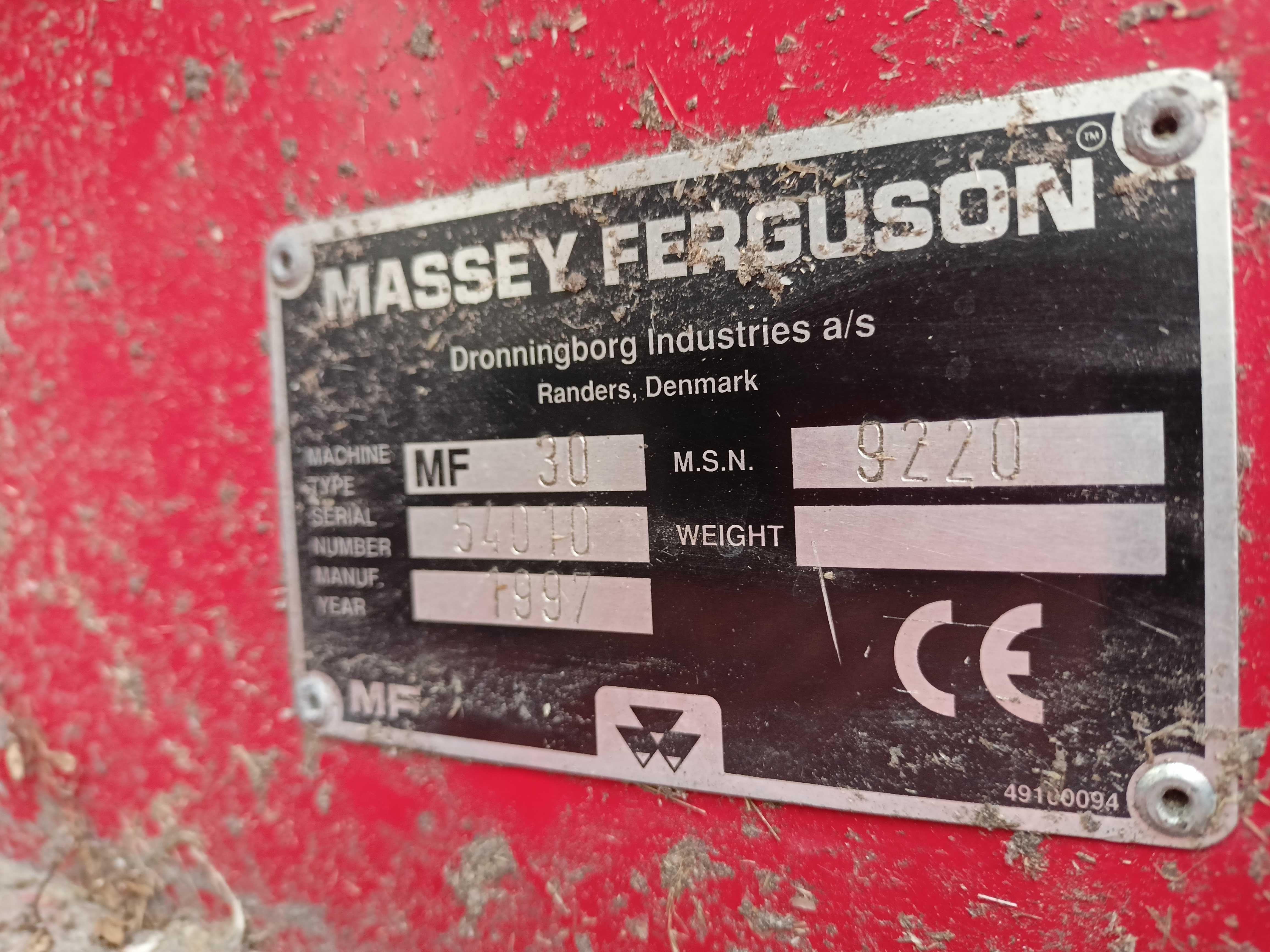 kombajn Massey Ferguson 30, heder 4.30m