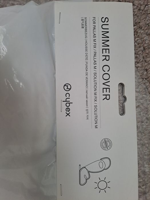 Cybex pokrowiec letni biały Pallas/Solution
