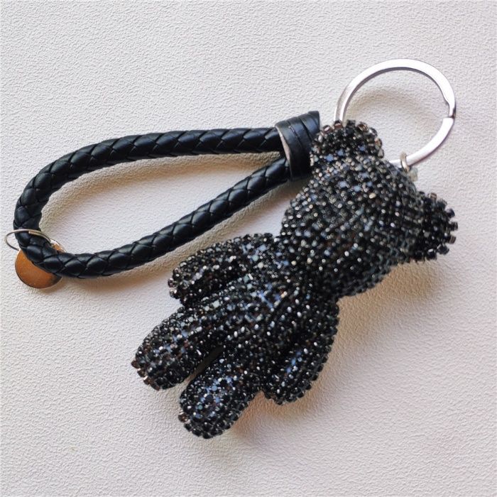 Luksusowa z cyrkoniami Zawieszka brelok przywieszka MIŚ BEAR