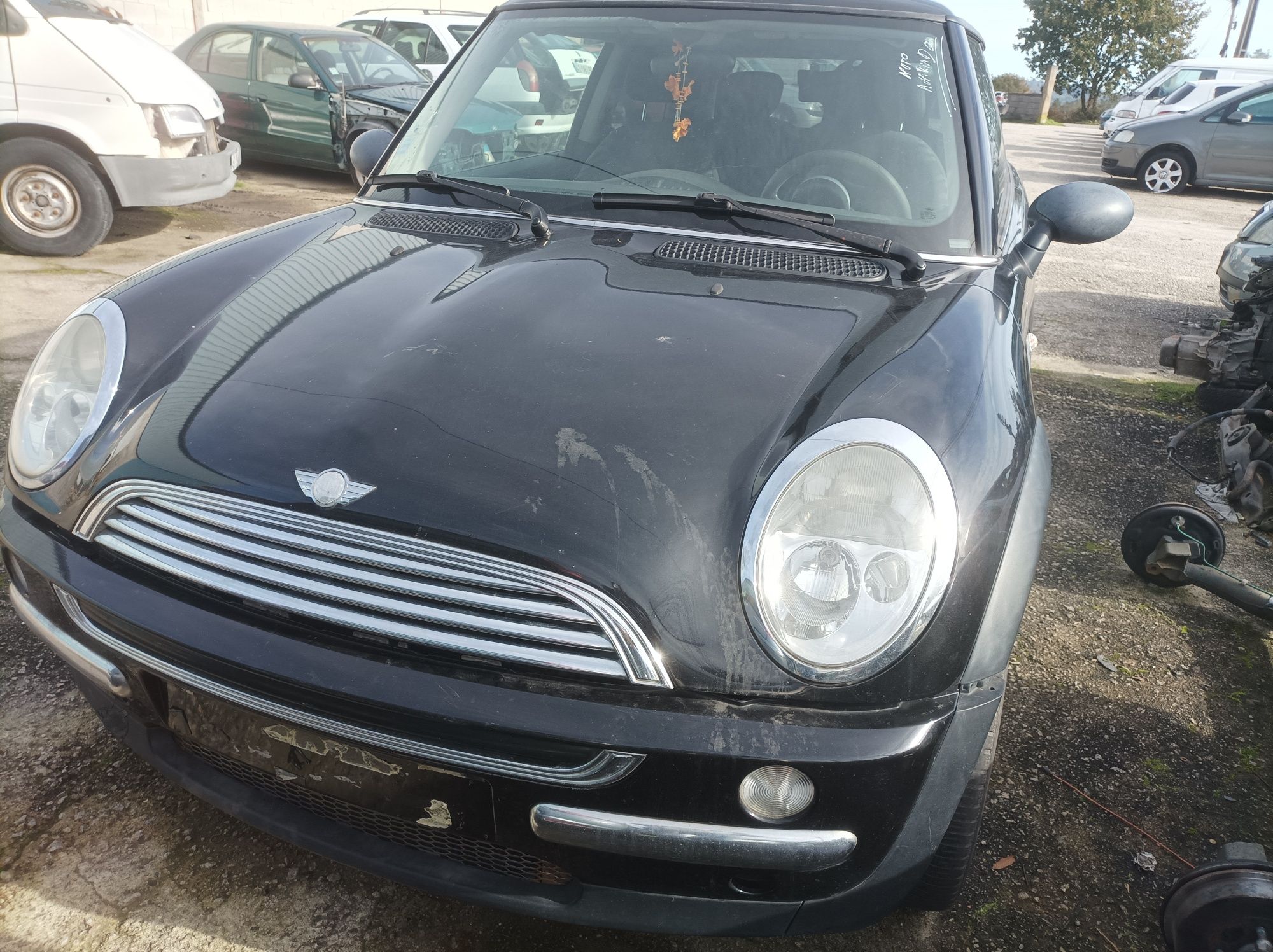 Peças Mini R53, frente completa, airbags, porta, caixa