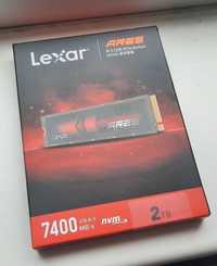 Lexar M.2 2280 SSD ARES M2 NVMe PCIe 4.0x4 2TB, скорость 7400 Mb/s