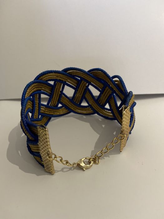 Pulseira de capim dourado