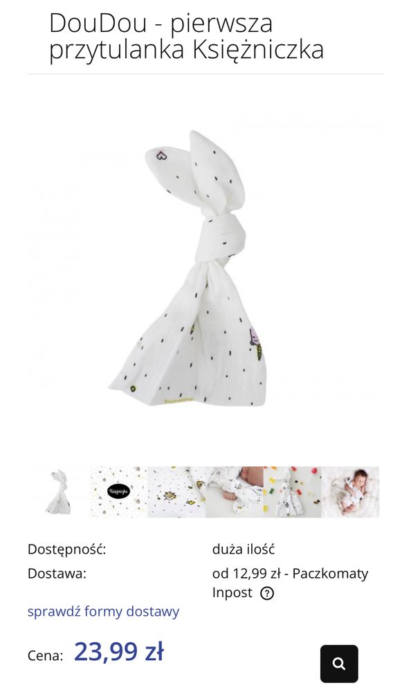 Przytulanka Lullalove DouDou miodek