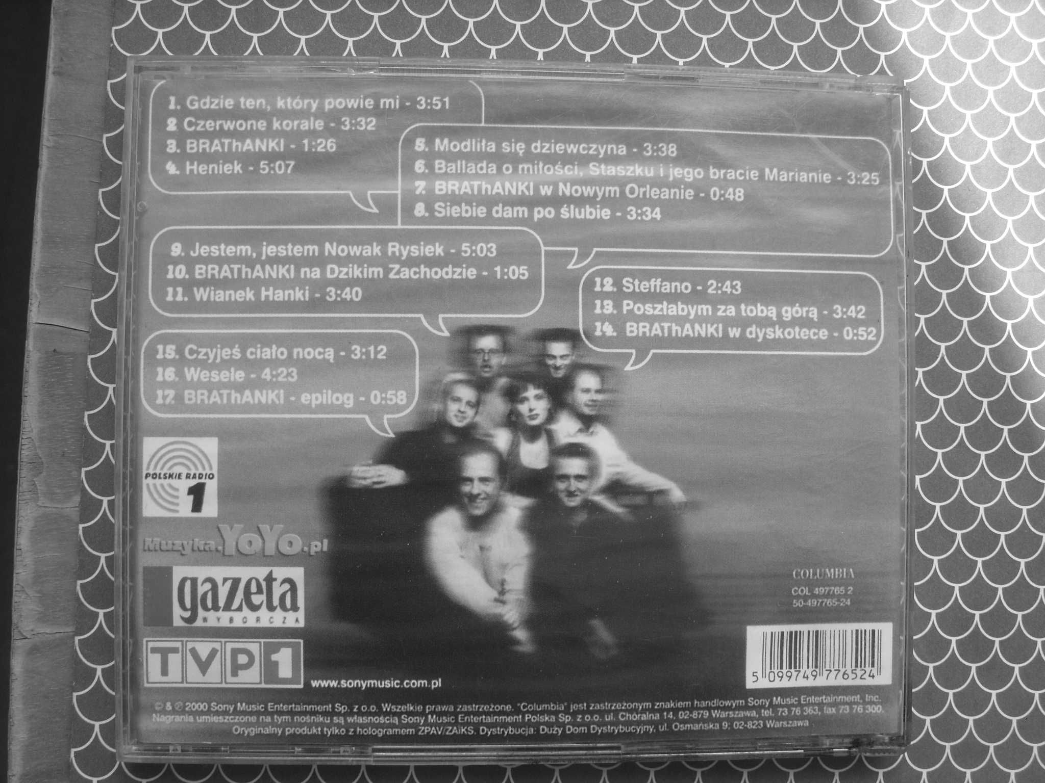 +Plyta cd; BRATHANKI --ANO! 2000 rok.