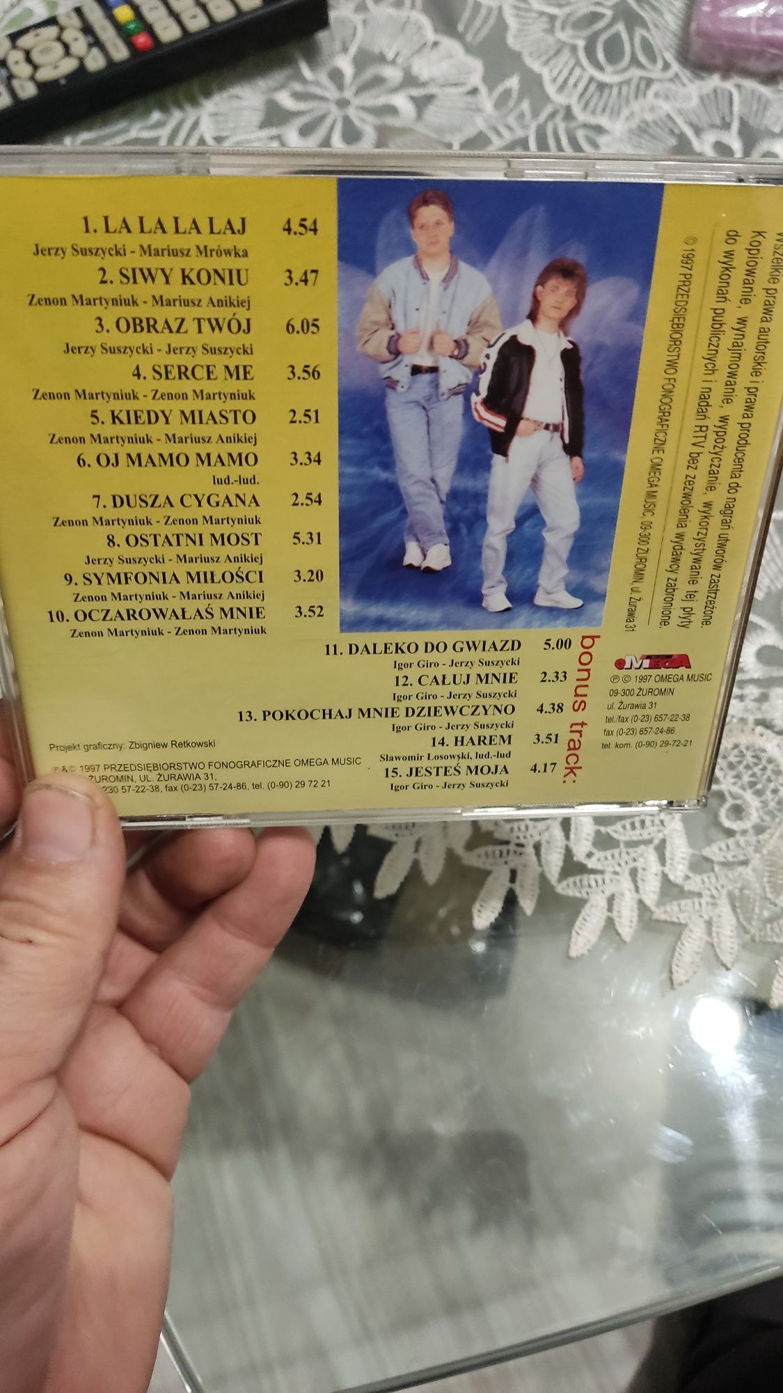 Disco polo Akcent oczarowałaś mnie cd