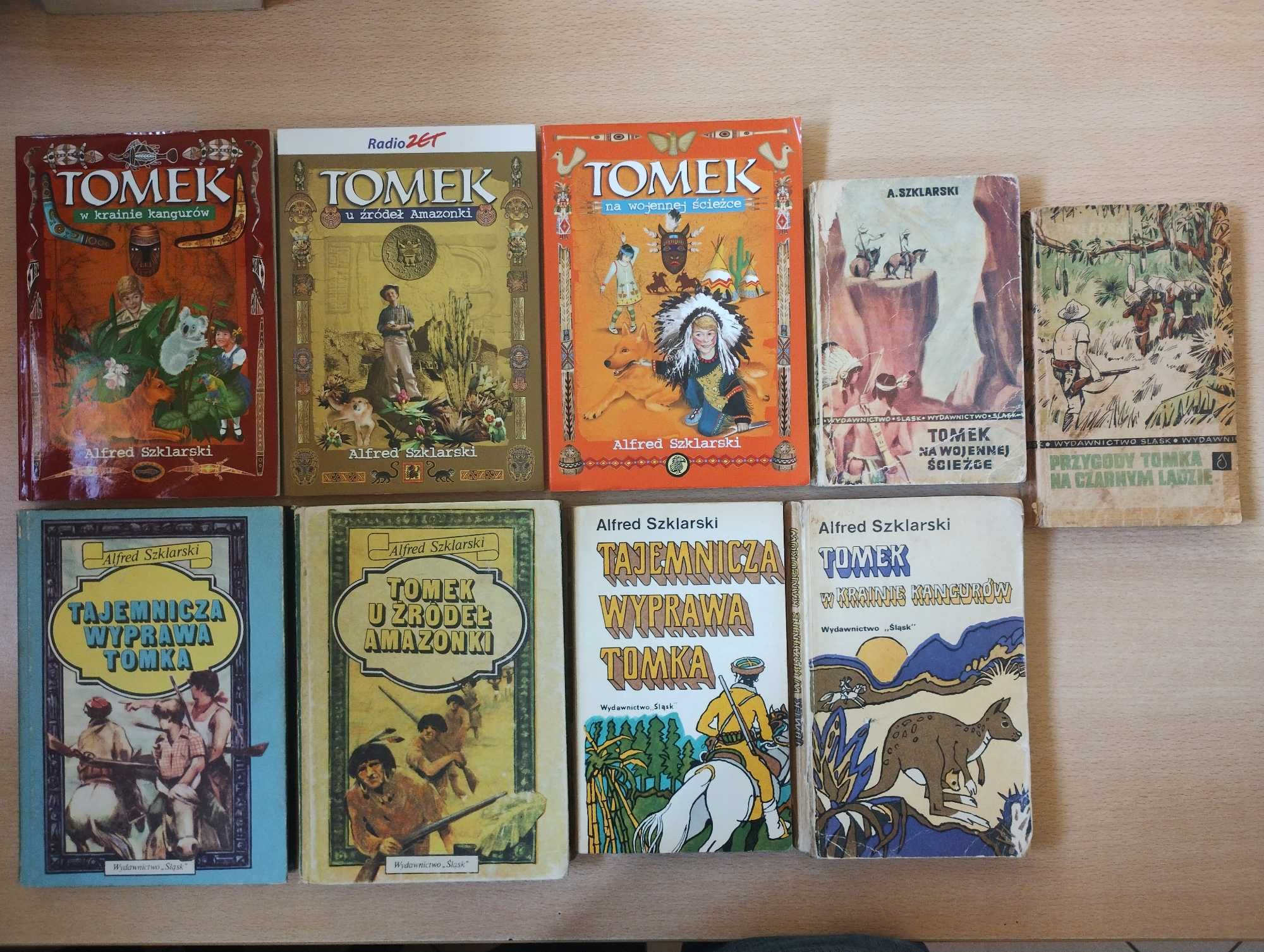 A. Szklarski - Tomek (seria Tomek Wilmowski) różne wydania