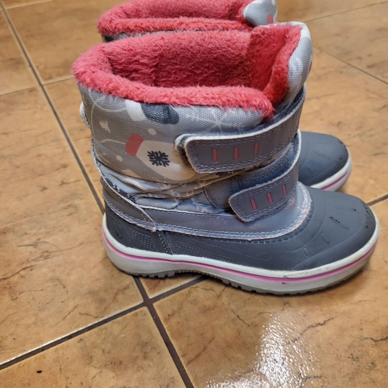 Buty zimowe śniegowce dziecięce  dla dziewczynki r 26