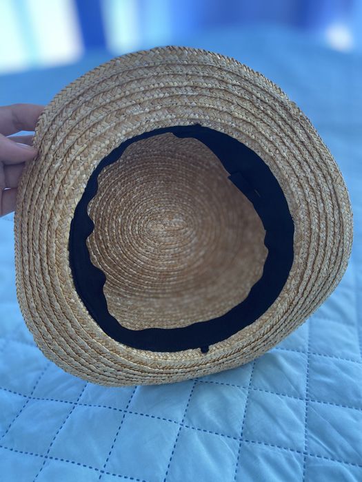 Шляпа канотье саломянная Twins Style